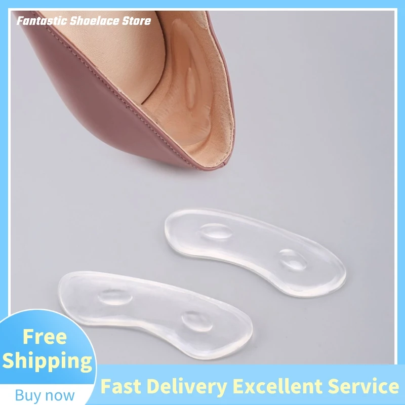 

Silicone Gel Heel Protector Soft Cushion Protector Insoles for Shoes Foot Feet Care Shoe Insert Pad Insole Shoes Accessories