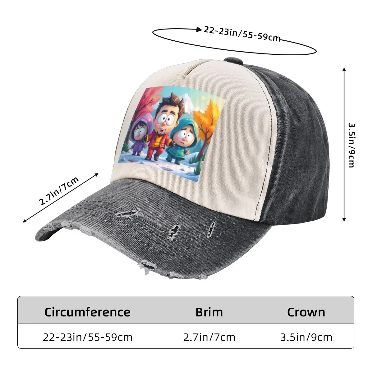 Забавная аниме Южная ковбойская шляпа Парк Ковбойские шляпы Костюмные кепки Y2k