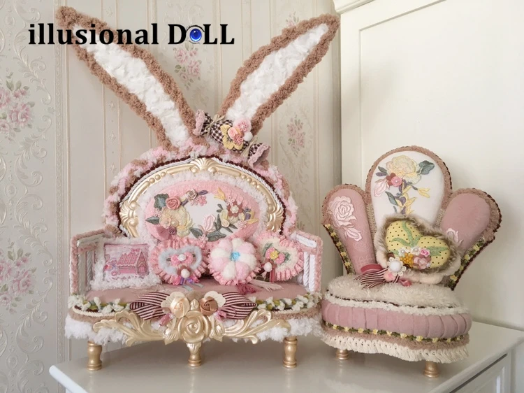 

lovely furniture sofa for bjd doll cotton doll ob bjd doll miniature furniture BJD scene model accessories DIY