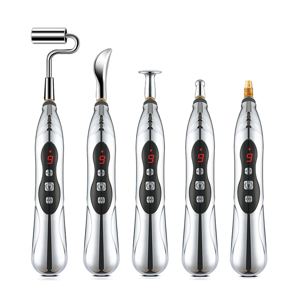 

Electric Acupuncture Pen Pain Relief Therapy Muscle Healing Acupuncture Pen 9 Intensity Deep Tissue Massage Relief Pain Tools