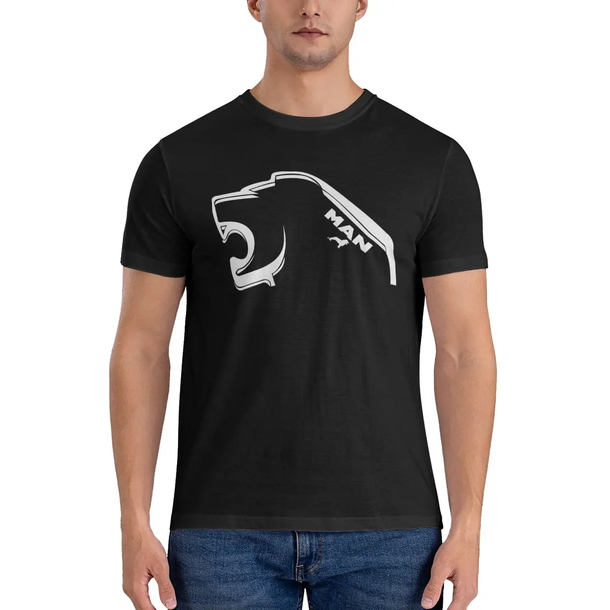 

MAN Fashion T Shirt Printed Cotton Men's T-Shirt Men Tops Funny Short Sleeve Tee