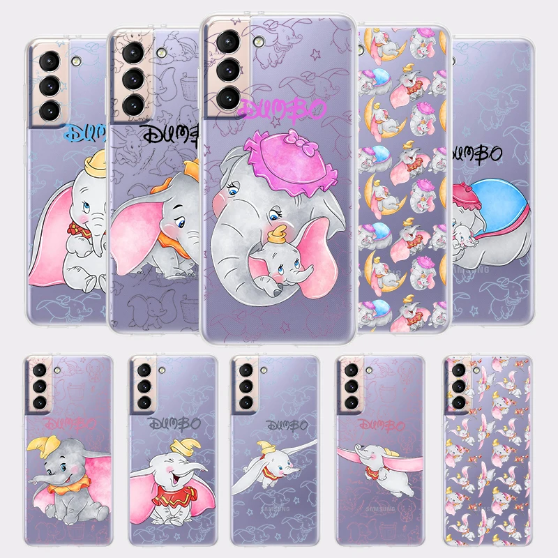 

Dumbo Cute Anime For Samsung Galaxy S23 S22 S21 S20 Ultra Plus Pro S10 S9 S8 S7 4G 5G Soft Transparent Phone Case Coque Capa
