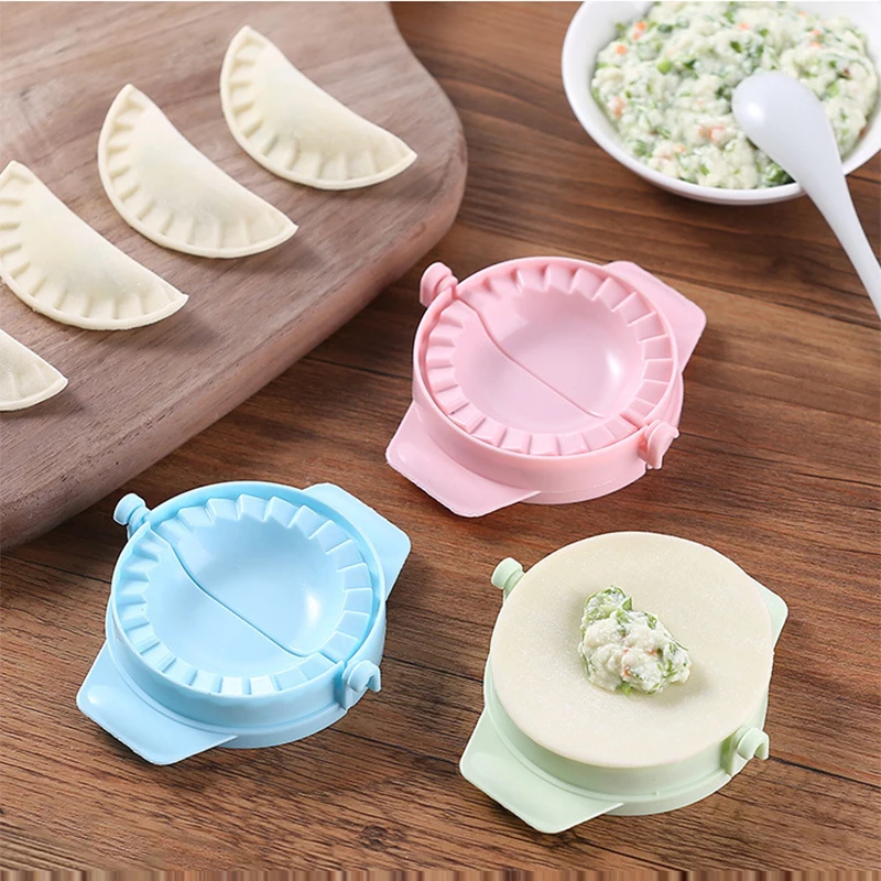 

DIY Plastic Dumpling Mold Dough Press Gadgets For Cooking Dumplings Easily Ravioli Maker Jiaozi Maker Gadget Kichen Tools Set