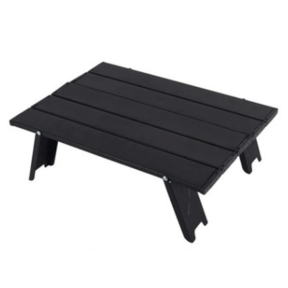 

Outdoor Camping Garden Mini Picnic Travel Roll Up Cooking Portable Beach BBQ Aluminium Alloy Folding Table Easy Clean Waterproof