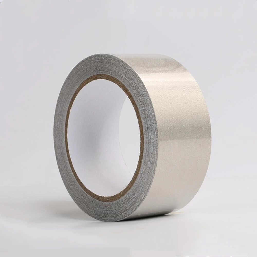 

10 Meter Silver Conductive Fabric Cloth Tape Single-Sided For Laptop Cellphone LCD EMI Shielding Adhesive Tape