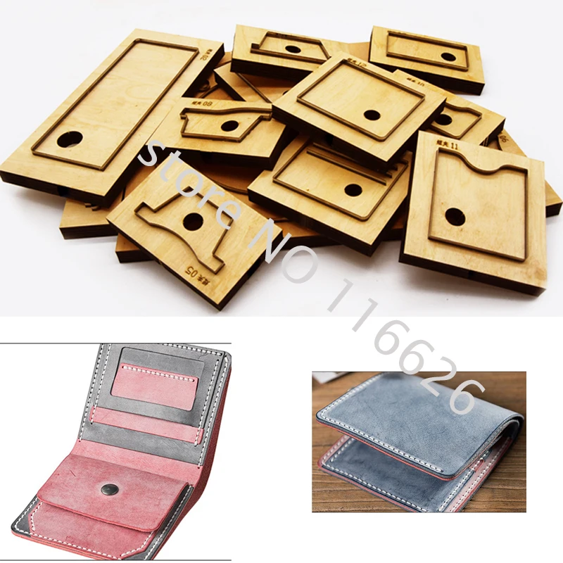 

DIY leather craft handmade cardholder wallet steel blade cutting dies knife mold hollowed punch tool stencil 10x10x2cm