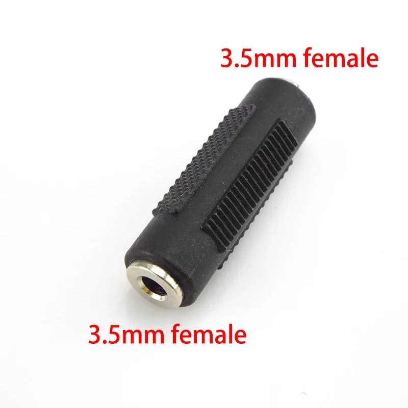 

Mini 3.5mm Female to Female Jack Stereo Audio Adapter Converter Connector Adapter Coupler Metal Gold Plated Connectors L19 C4
