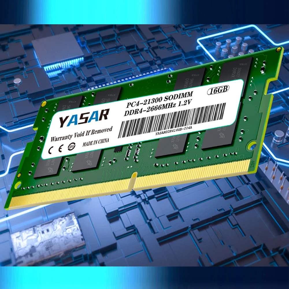 YASAR DDR4 DDR3L 4 ГБ 8 16 1066 1333 1600 2400 2666 3200 МГц PC4 Sodimm Memoria ddr3 Память для ноутбука PC3L
