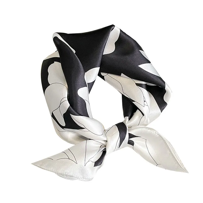 

Женский шарф из натурального шёлка, квадратный шейный платок из пашмины