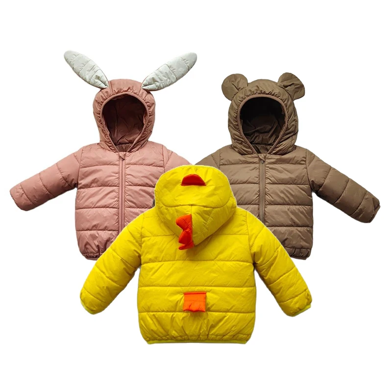 

Children Hooed Padded Coat Cartoon Kids Parkas Winter Clothes for Girls Rabbit Boy Winter Jacket Animals Toddler Overcoart