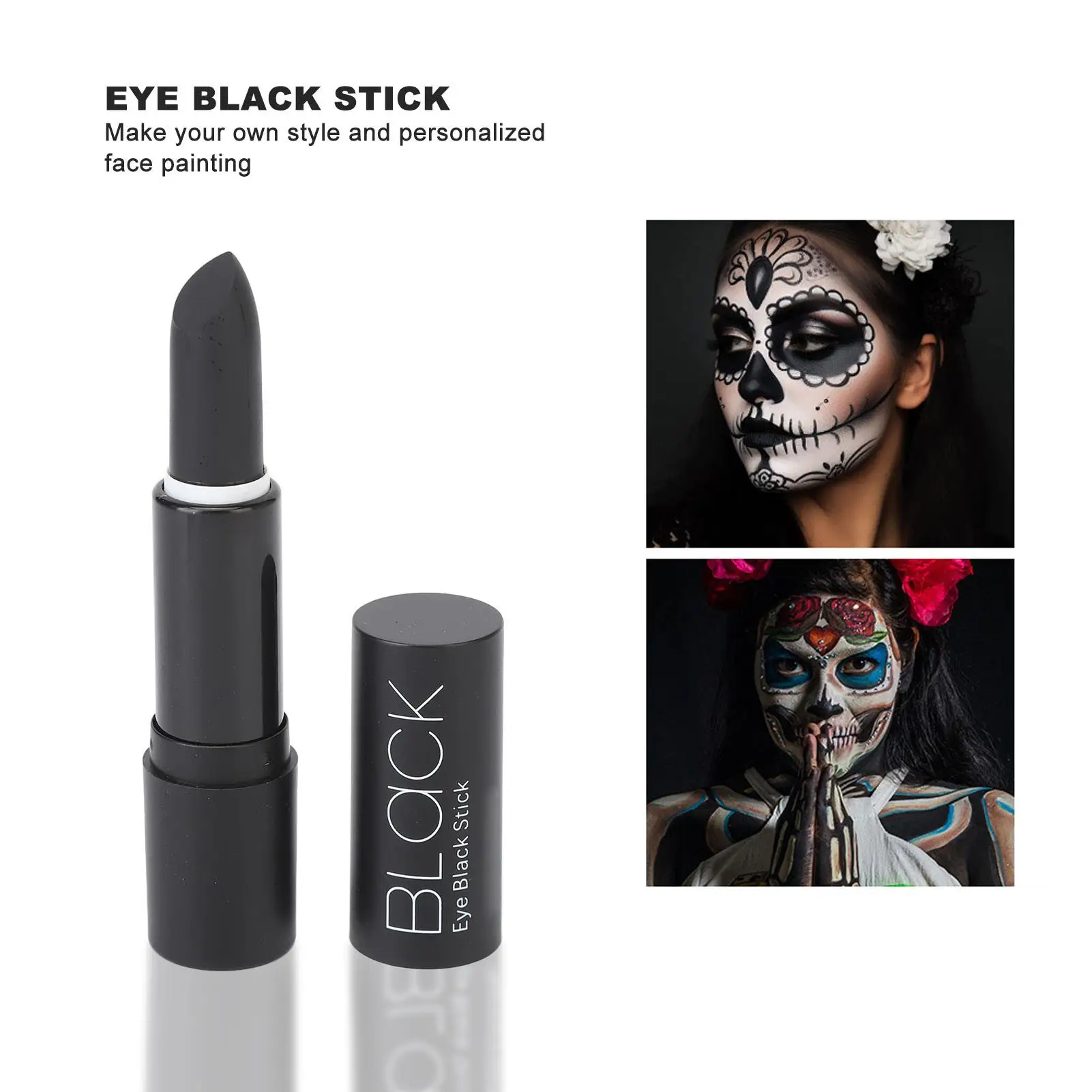Водостойкая черная краска для лица и тела 0 1 унции-мягкий безопасный макияж