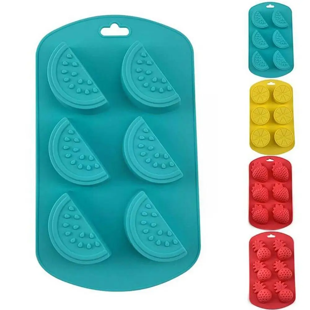 Силиконовая форма в форме фрукта сделай сам лимон клубника Sugar шоколадное