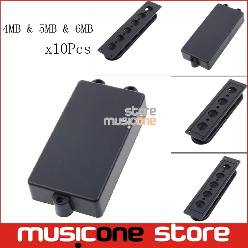 

10 шт., крышка/оболочка/Верхняя Крышка для электрогитары, 4 Мб, 6 Мб, цвет черный, 89,5*49 мм/105,5*49 мм с Бобиной