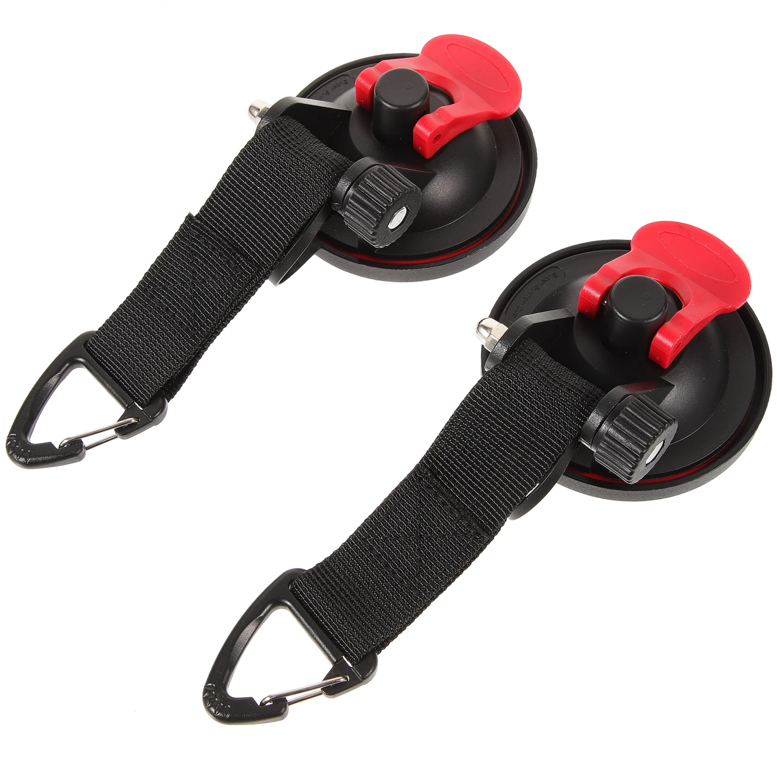 

2 Pcs Tent Fixing Hook Car Window Hooks Suction Cups Heavy Duty Outdoor Carabiner Vacuum Plastic Travel Climbing Anchors