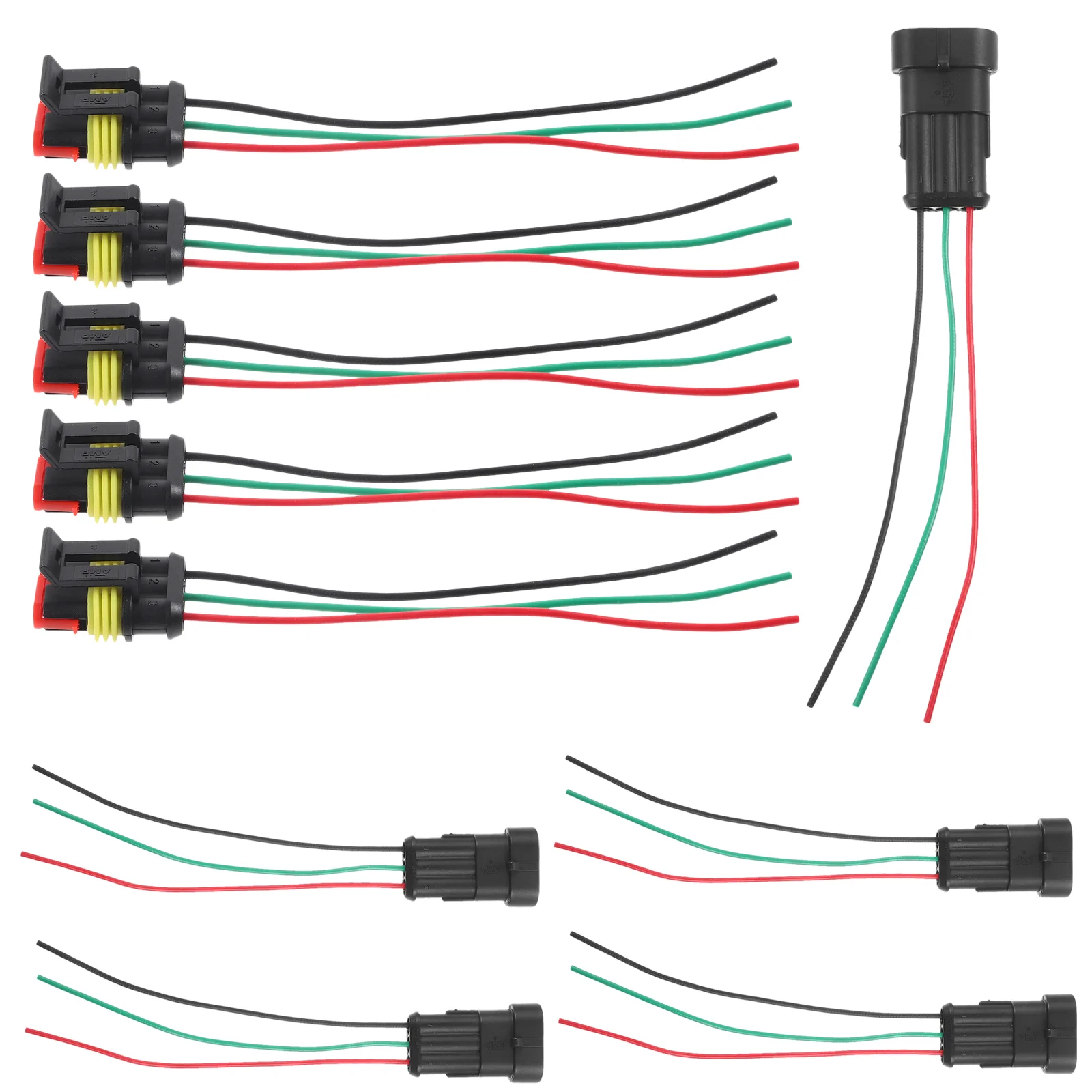 

5 Pairs Wire Connector Vehicle Waterproof Car Quick Automotive Supplies Cars Adapter Connectors