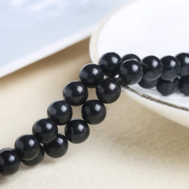 CHENYISHI 50%-70% высококачественные бусины Shungite из углеродного сплава оптовая продажа