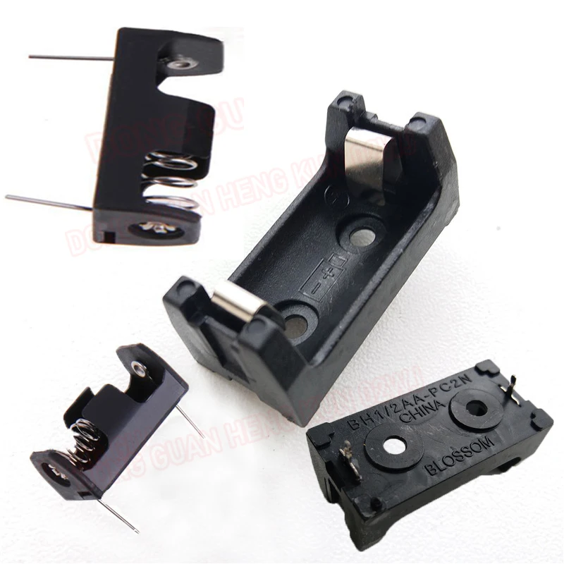 

1PCS 1AA Battery Box ER14250 Lithium Battery Box 14250 Single-cell Battery Storage Box With PCB Pin CR2 Battery Holder ABS Hard