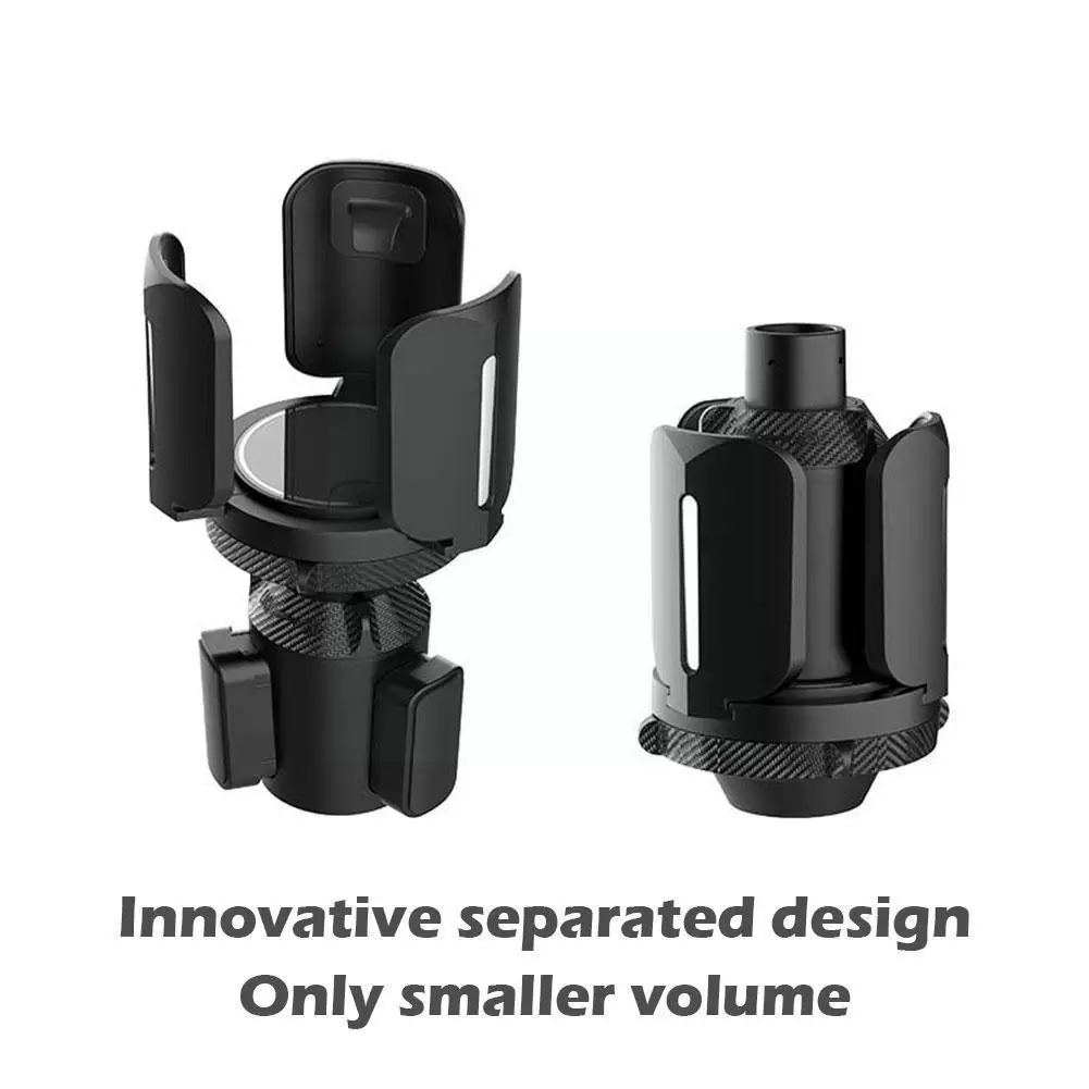 

2 In 1 Vehicle-mounted Slip-proof Cup Holder 360 Degree Rotating Cup Accessory Dual Multifunctional Water Auto Car Holder H V7n6