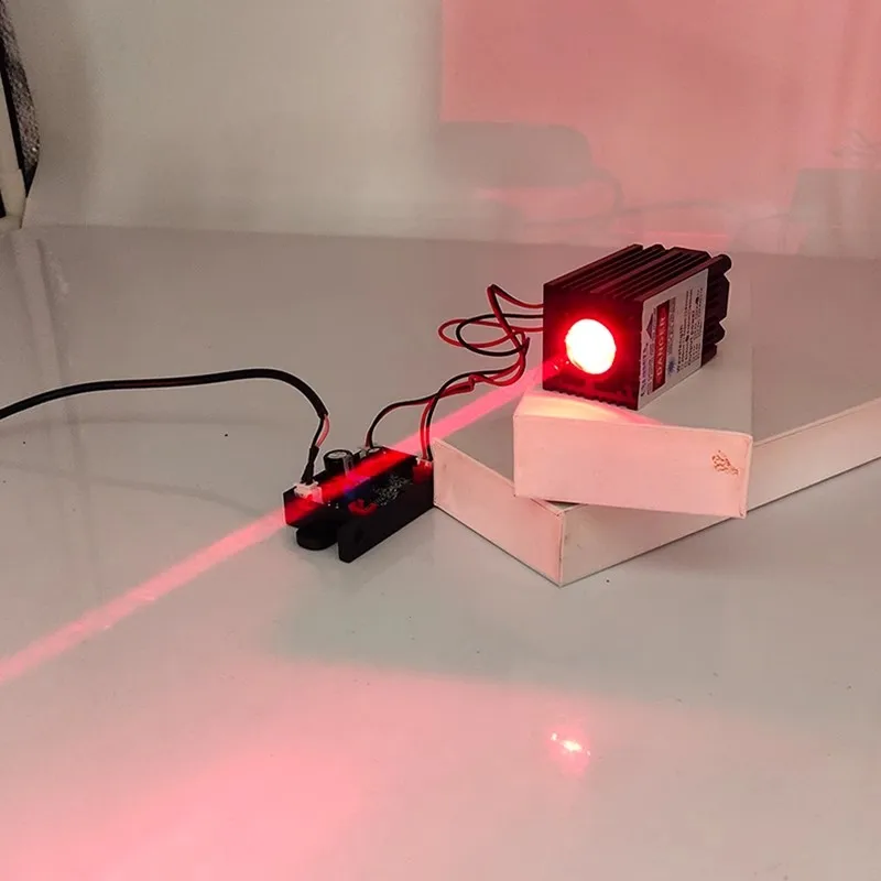 Коллимированный лазерный модуль TTL красного лазера 638 нм 200 МВт поддерживает PWM