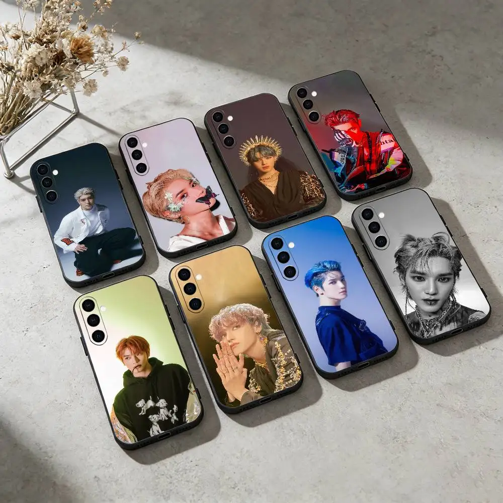 Фото Чехол для телефона LEE T-Taeyong WYLD для Samsung Galaxy A91,80,73,72,71,53,52,32,31,22,21s,20, мягкий черный чехол №1