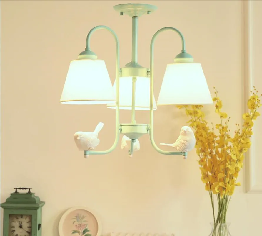 

Свежие подвесные лампы Aastoral в скандинавском стиле, птичий маленький ангел, простой светильник для гостиной, спальни, мальчика, девочки, детс...