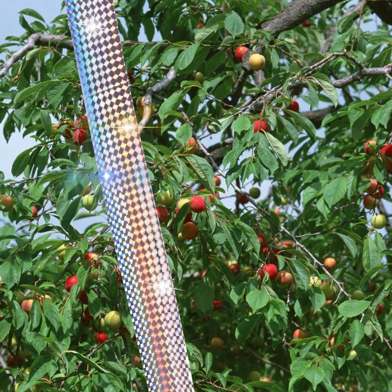 Лента для пугания птиц двусторонняя Светоотражающая напугающая лента лисиц