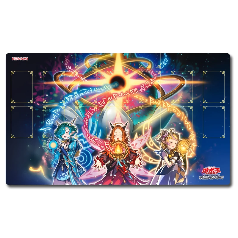 Фото Игровой коврик Yugioh Elvennotes Oracle Alicetea Yu-Gi-Oh! TCG OCG Коллекционные карточные игры Коврик Duel Plate Резиновый коврик для карт Коврик для мыши №2