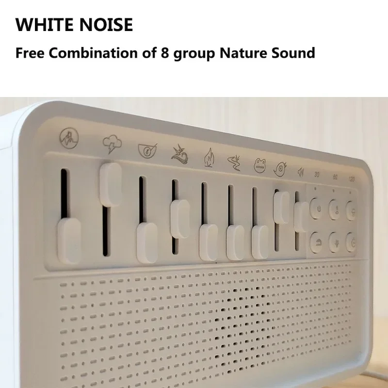 HIFI Bluetooth-динамик 4 в 1, белый шум, помощь во сне, ночник, увлажнитель, машина с бесплатной комбинацией из 8 зерен, природный звук (art.: 3920cbfbc64ad) - 3920cbfbc64ad