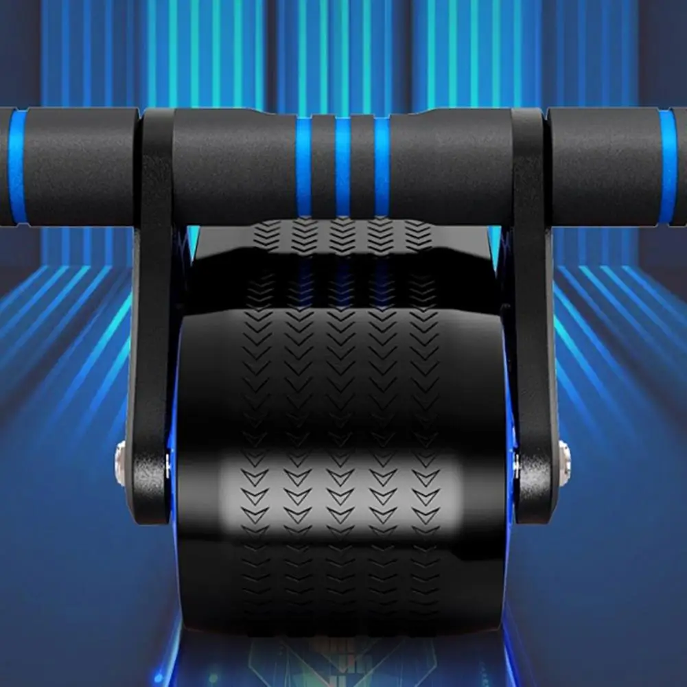 

Abdominal Wheel Automatic Rebound Professional Body Sculpting Indoor Mute Exercise Wheel Wheel Roller for Green Hands
