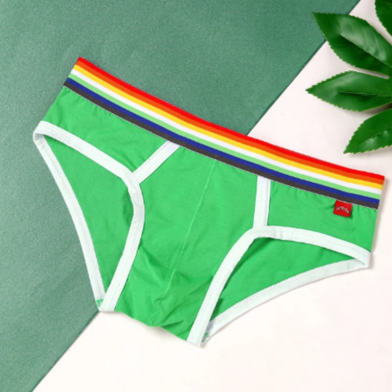 3Pcs Fashion Men's Panties Mens Briefs Underwear Men Briefs Bikini Pant Elasticity Cotton Male Underwear Breathable Mens Panties