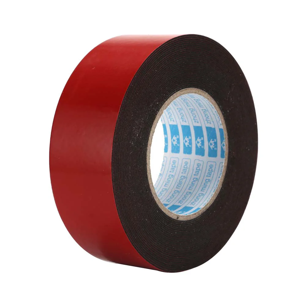 

1Pc 20mmx10m Waterproof Adhesive Heat Resistance Double Side Absorbing Tape Red Cover Film for Scrapbooking
