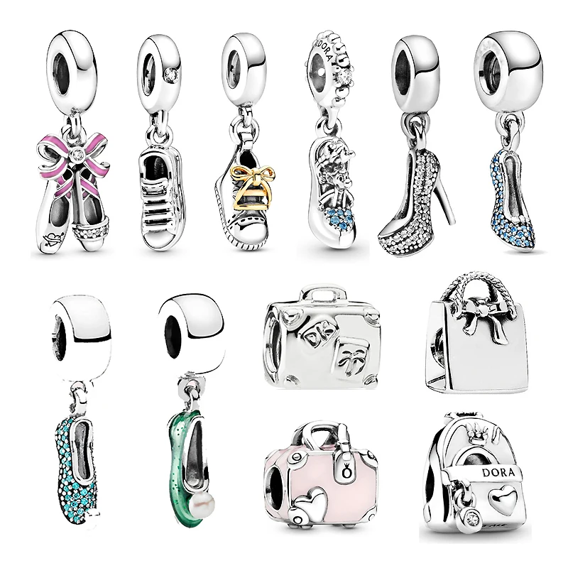 

Женский браслет из серебра 925 пробы, на высоком каблуке