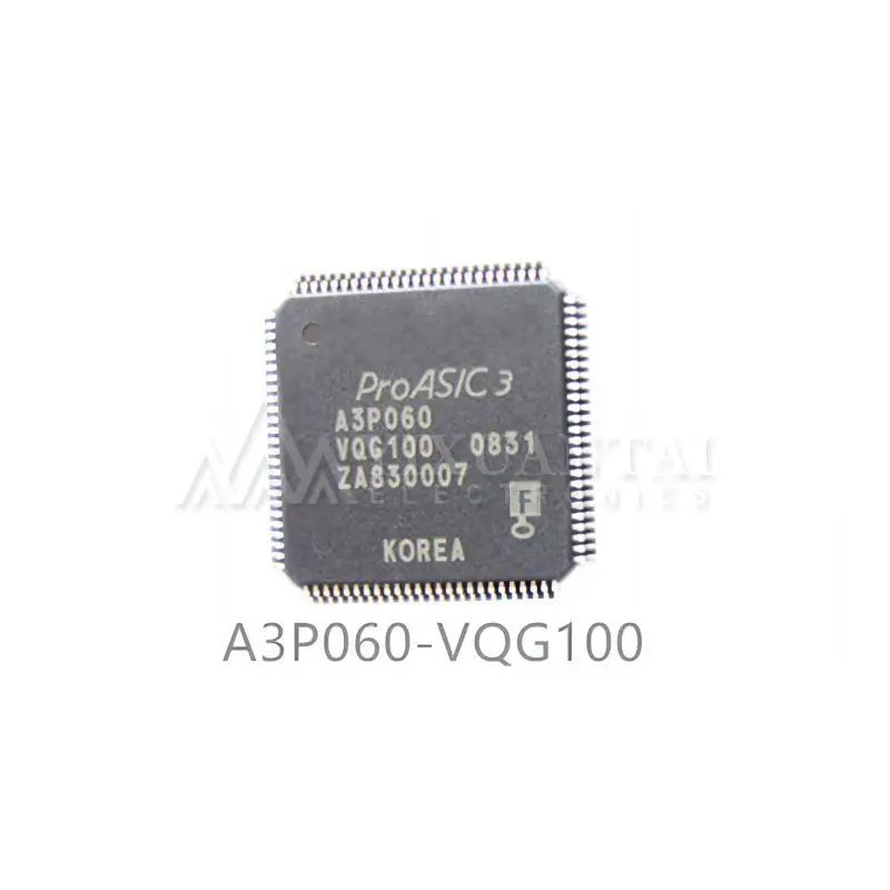 10 шт./лот A3P060-VQG100 FPGA ProASIC @ 3 семейство 60K ворота 231 МГц 1,5 нм технология 100 В-Pin VQFP лоток Новый