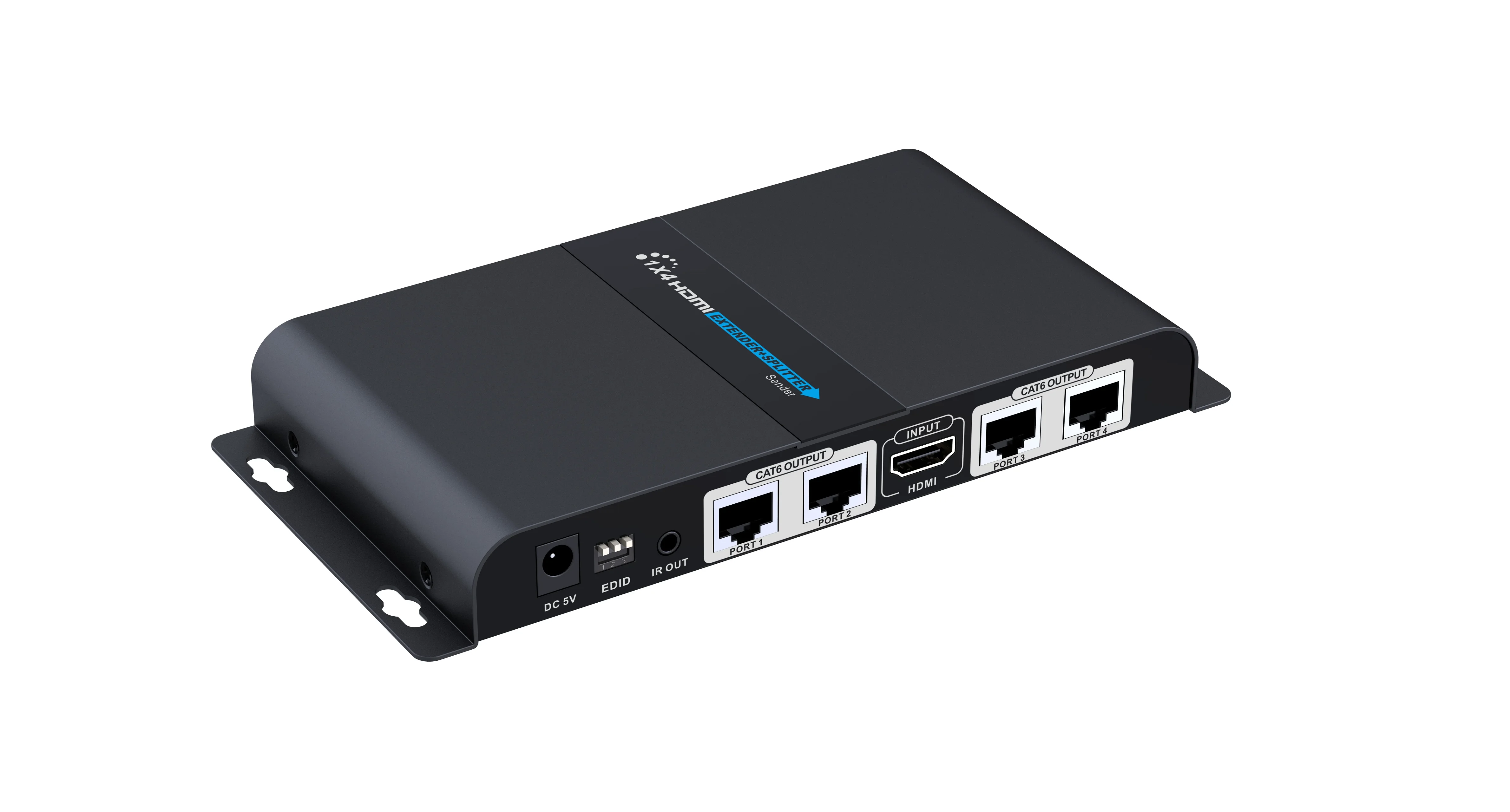 1080P 4K HDMI POE Extender Splitter 1 передатчик 4 приемника LKV714Pro-V2.0 до 40 м через RJ45 CAT6A/7 Поддержка