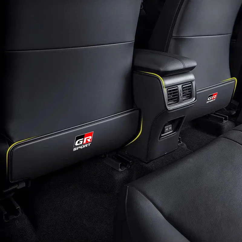 Фото Защитные накладки на спинки сидений для Toyota GR Sport Gazoo Racing RAV4 C-HR Mirai Copen Hilux Corolla Cross, аксессуары для автомобиля №2