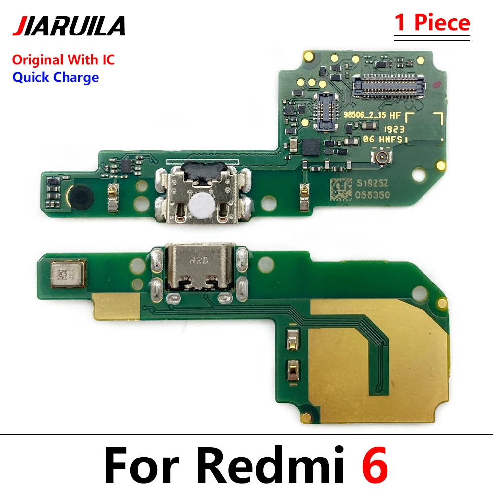 

100% Original New USB Charger Board Port Connector Mic PCB Dock Charging Flex Cable For Redmi 6 6A 7 7A 8 8A 9 9A 9C