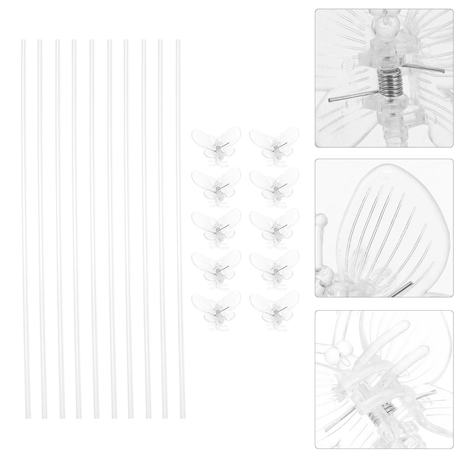 20 шт. подставка для орхидеи зажим цветов принадлежности флориста садовые опорные