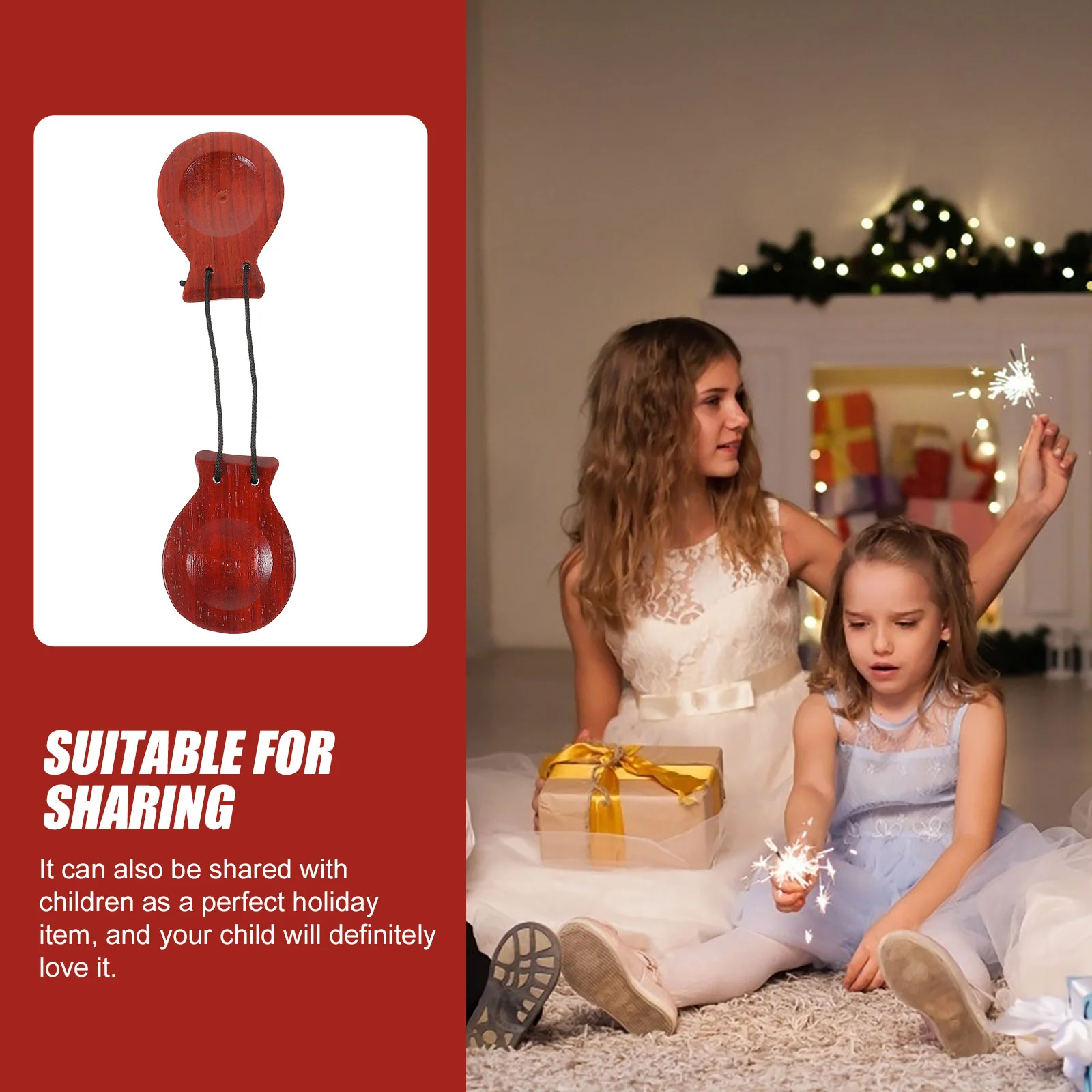 Музыкальные инструменты деревянные ударные кастаньеты размахивающая доска