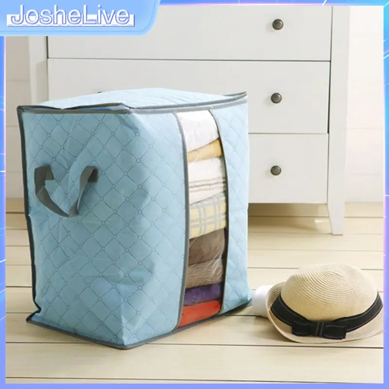 

Portable Non-woven Space Saving Clothes Quilt Blanket Storage Bag Box Organizer underbed storage foldable clothes storage bag