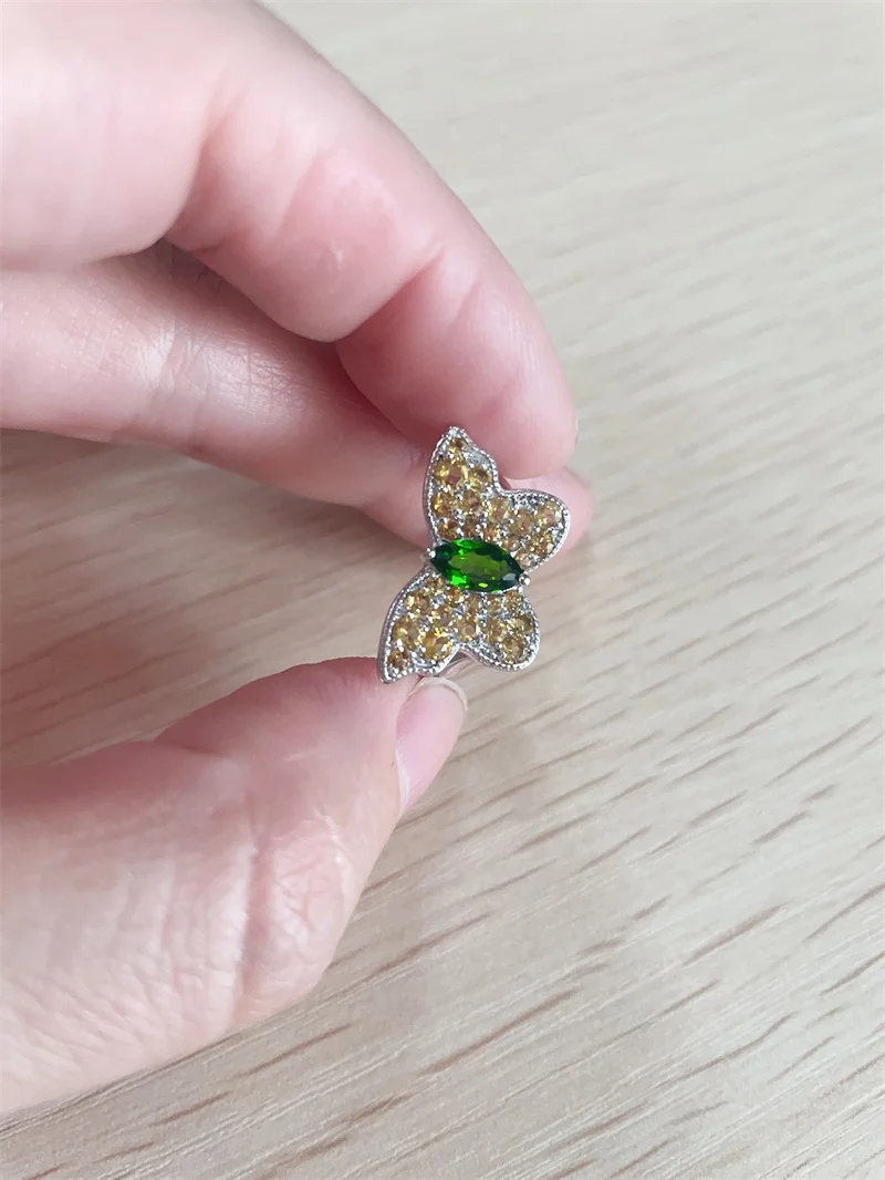 Кольца из стерлингового серебра с натуральным красным гранатом камень 6 3 карата