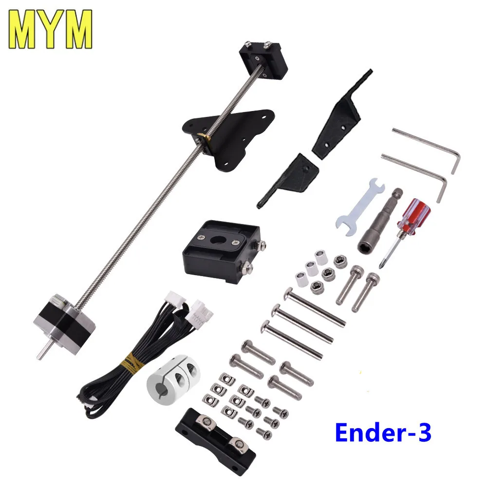 

Комплект для обновления свинцового винта с двумя осями Z и шаговым двигателем 42-34, 365 мм, T8, свинцовый винт для стандартного 3D-принтера CR10