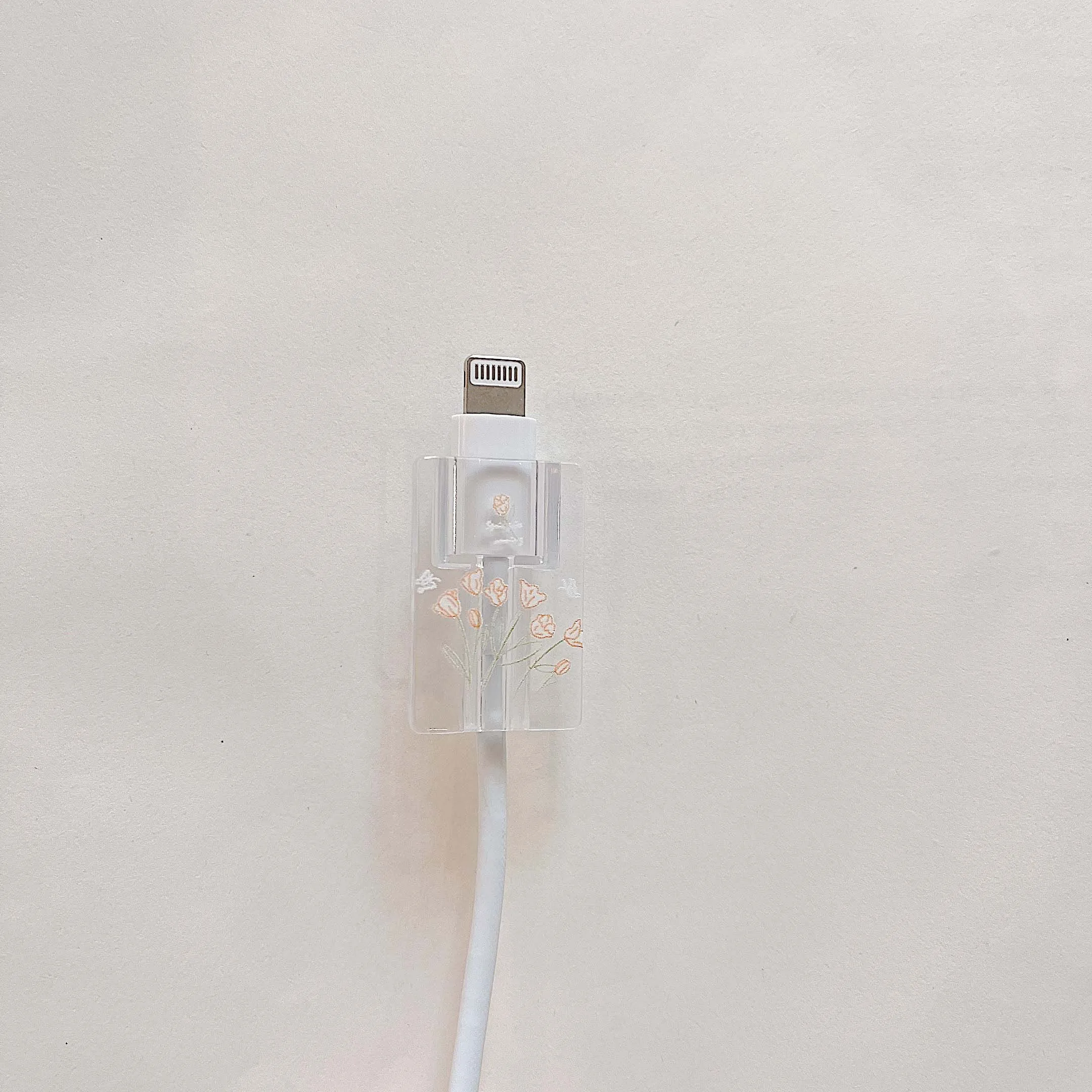 Фото Прозрачный ТПУ USB-кабель Love Heart для быстрой зарядки iphone 18/20 Вт №3