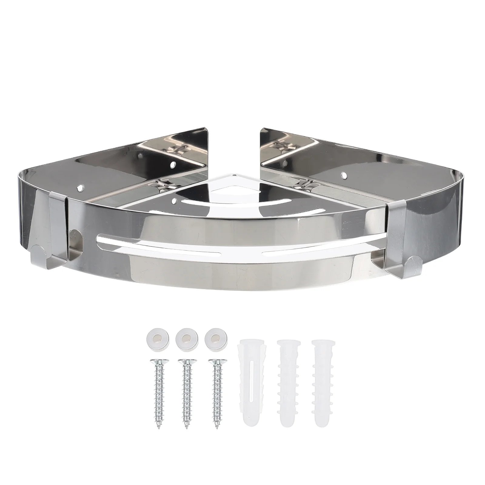 

Shower Wall Shelf Corner Organizer Bathroom Rack Shelvesmounted Floating Toilet Display Hanging Storage Rustic Table Figurebath