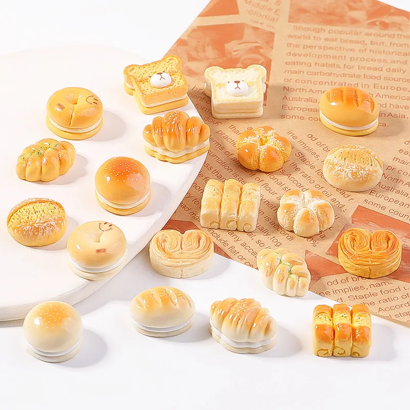 

Миниатюрная имитация еды из смолы, набор из 3 штук