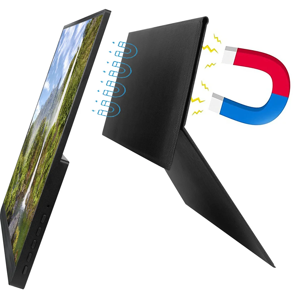 Ультратонкий Монитор 15 6 дюйма с сенсорным экраном 1080P IPS USB Type C портативный