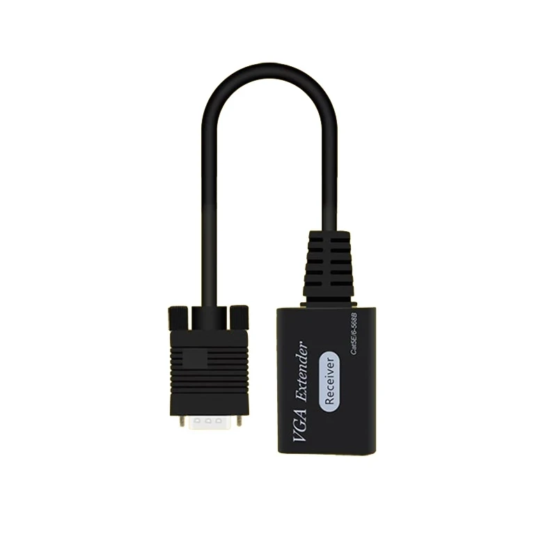 Удлинитель VGA по сети ethernet 60 м кабель cat6/5 30 удлинитель на RJ45 приемник адаптер