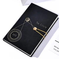 new arrival fun design pu leather a6 pull wire diary weekly planner notebook school office supplies stationery
