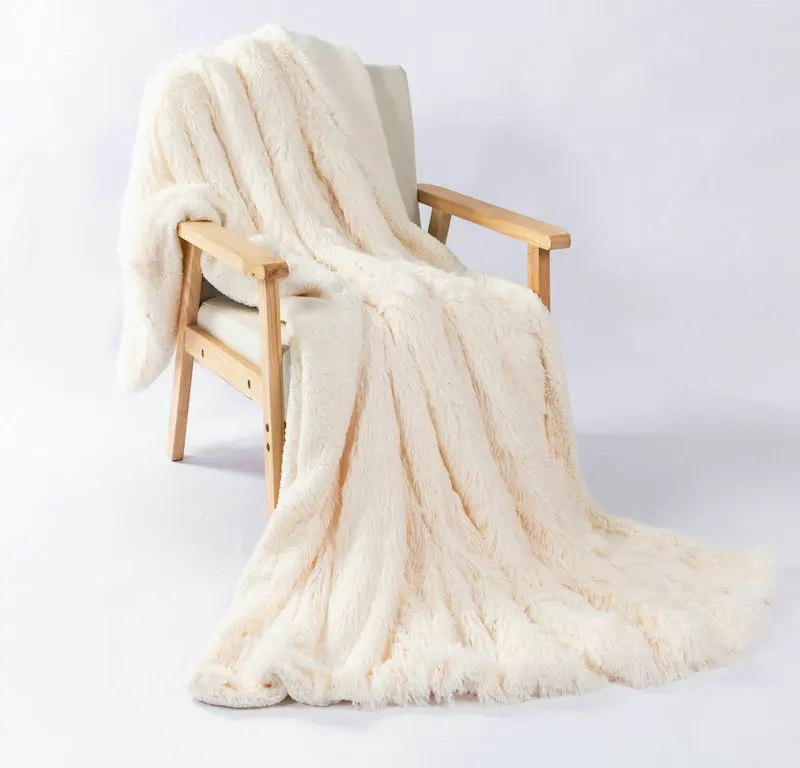 

New Soft Warm Bedding Throw Blanket Plush Fluffy Faux Fur for Bed Cover Sheet Throw Home Decoration Comfortable Blankets