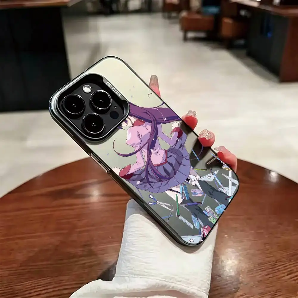 Чехол для телефона Monogatari Series Nisio Isin для iPhone 17, 16, 15, 14, 13, 12, 11 Plus, Pro Max, XS, цветной серебристый чехол-накладка (art.: 3920dc74ec34d) - 3920dc74ec34d