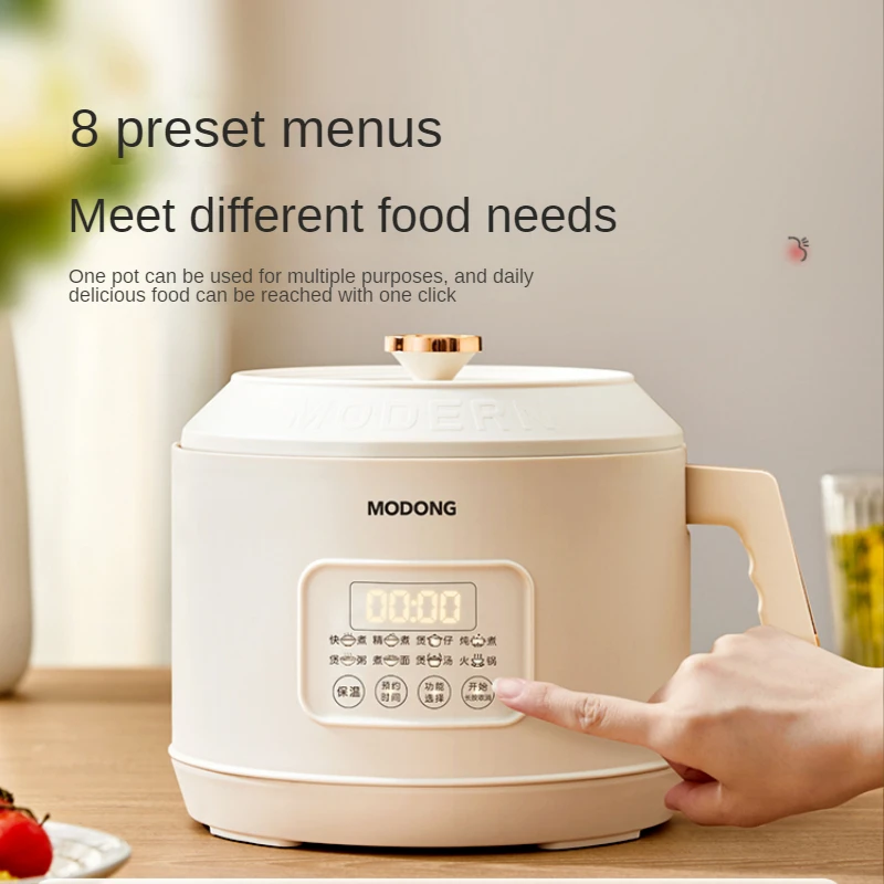 Electric Rice Cooker, One Person, Multi-function, 1.6L, 1-2 